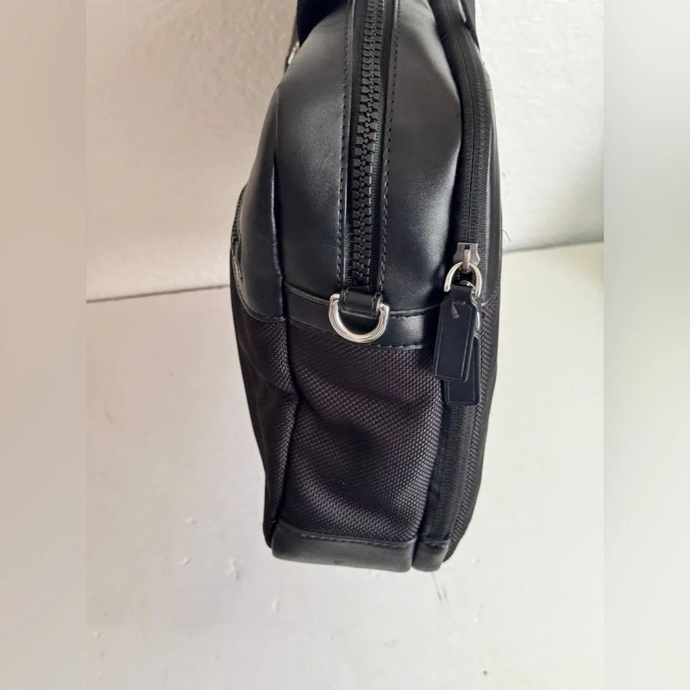 MICHAEL KORS Men’s Brooklyn Nylon Briefcase Black